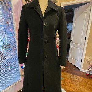 LARRY LEVINE WOOL AND CASHMERE COAT